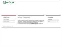 Tablet Screenshot of compositor.sevroll.pl